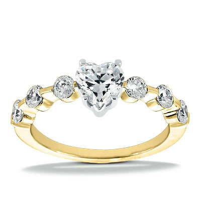 Semi mount Diamond Bridal Ring (0.90 t.c.w.) thumbnail 9