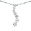 0.50 ct. Round Cut Diamond Journey Pendant