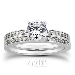 0.14 ct. Diamond Bridal Ring thumbnail 5