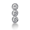 0.75 ct. Three Stone Diamond Journey Pendant