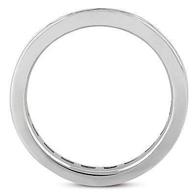 1.70 ct. Baguette Cut Channel Set Diamond Eternity Wedding Band thumbnail 2