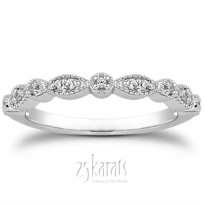 0.13 ct. Diamond Bridal Ring - view 1