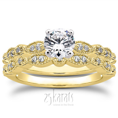 0.13 ct. Diamond Bridal Ring thumbnail 6