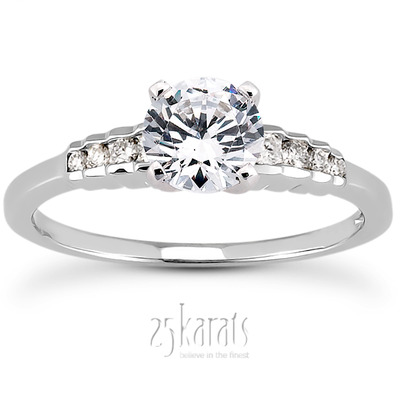 Exquisite Diamond Engagement Ring (0.11 ct. t.w.)