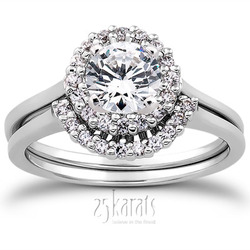 0.10 ct. Diamond Bridal Ring thumbnail 4