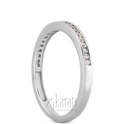 Classic Channel Set Petite Wedding Band(0.17 ct. tw.) thumbnail 2