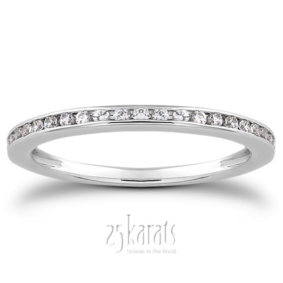 Petite Channel Set Wedding Band(0.21ct. tw.)