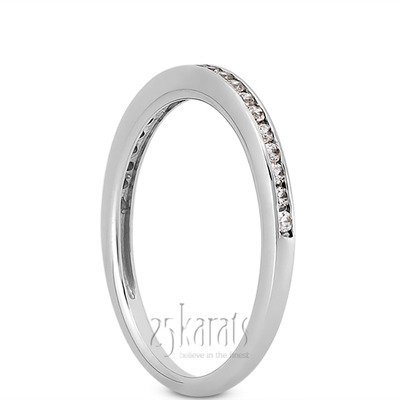 14K white gold 0.21 ct. Diamond Bridal Ring - alternate view 3 thumbnail