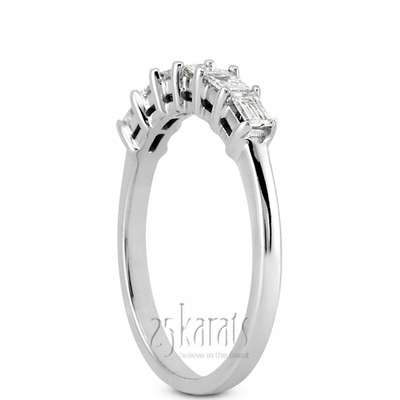 14K white gold 0.54 ct. tw. Diamond Bridal Ring - alternate view 3