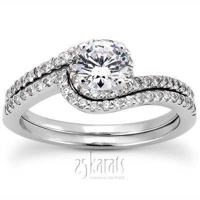 0.12  ct.  Diamond Bridal Ring thumbnail 5