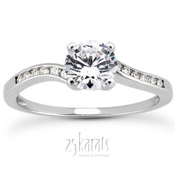 Elegant Diamond Engagement Ring (0.12 t.c.w.)