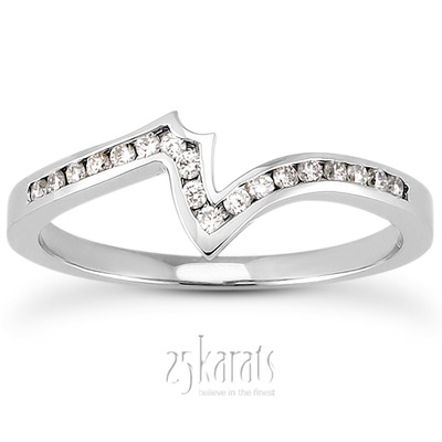 0.135  ct.  Diamond Bridal Ring
