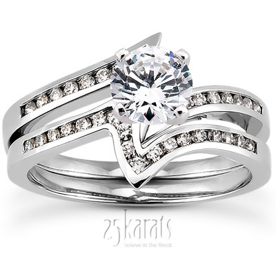 0.135  ct.  Diamond Bridal Ring thumbnail 5