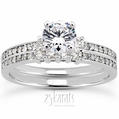 0.27  ct.  Diamond Bridal Ring thumbnail 5