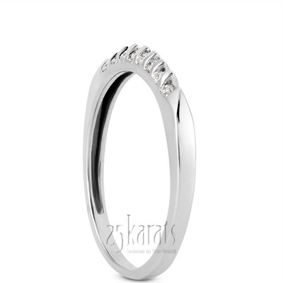 14K white gold 0.12 ct. Diamond Bridal Ring 2 - alternate view 3 thumbnail