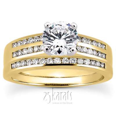 14K white gold 0.15 ct. Diamond Bridal Ring 2 - alternate view 6