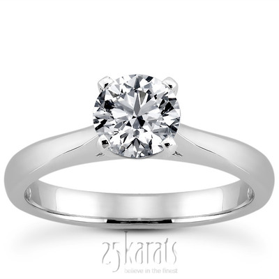 Solitaire Diamond Engagement Ring