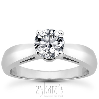 Trendy Diamond Engagement Ring