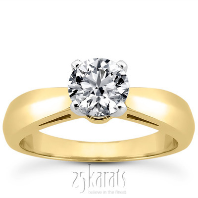 Trendy Diamond Engagement Ring thumbnail 2