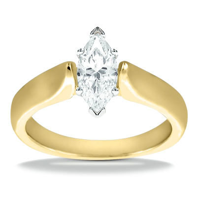 Prong Set Solitaire Diamond Engagement Ring 2 thumbnail 8