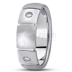 Refined Diamond Wedding Band 