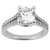 Diamond Bridal Ring (with 0.36 CT ct. tw. sidestones)