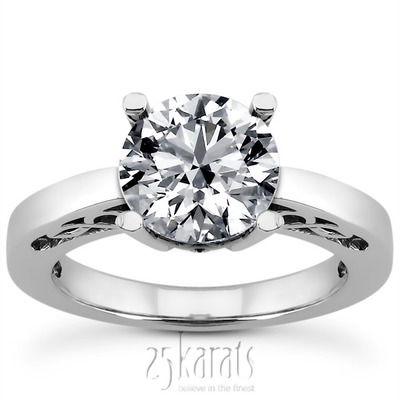 Prong Set Solitaire Diamond Engagement Ring (1.00 ct.)