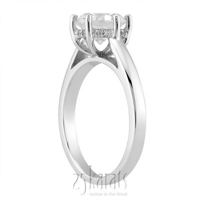 Prong Set Solitaire Diamond Engagement Ring (0.06 ct. tw.) thumbnail 3