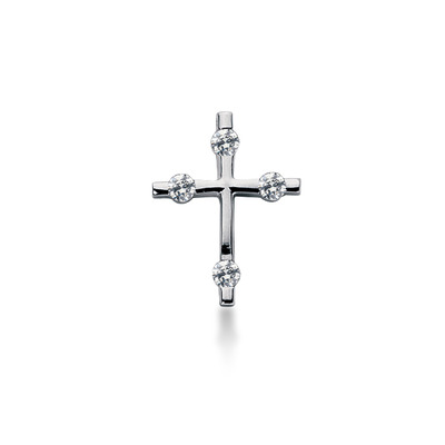 0.60 ct. Diamond Cross Pendant - view 1
