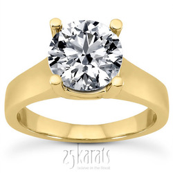 1.50 ct. Round Cut Solitaire Diamond Bridal Ring thumbnail 3