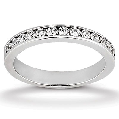 13 Round Stone Classic Channel Set Diamond Anniversary Ring (0.26 ct. tw.)