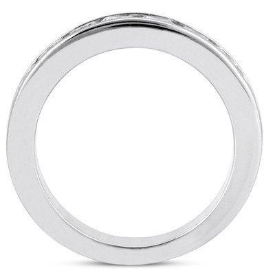 13 Round Stone Classic Channel Set Diamond Anniversary Ring (0.39 ct. tw.) thumbnail 2