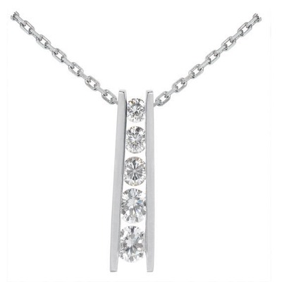 0.50ct Floating Diamond Pendant