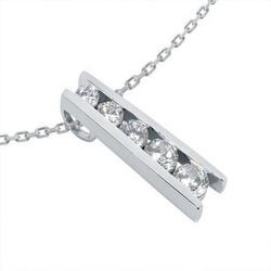 0.50ct Floating Diamond Pendant thumbnail 2
