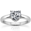 Heart Shape Solitaire Diamond Bridal Ring 