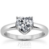 Heart Shape Solitaire Diamond Bridal Ring