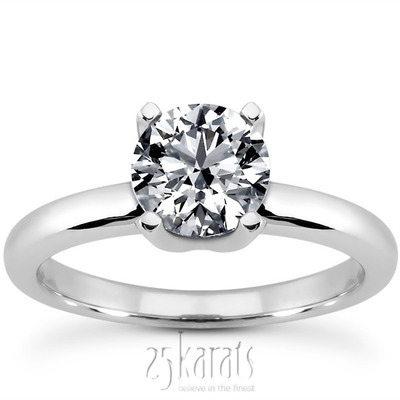 Prong Set Solitaire Diamond Bridal Ring (0.75 ct.) thumbnail 1
