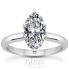 Marquise Solitaire Diamond Bridal Ring 