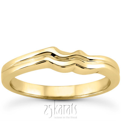 Wave Design Bridal Ring thumbnail 2