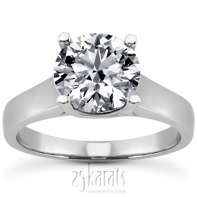 2.00 ct. Solitaire Trellis Diamond Bridal Ring