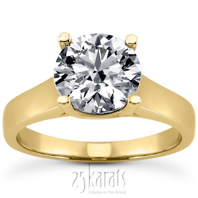 2.00 ct. Solitaire Trellis Diamond Bridal Ring thumbnail 2