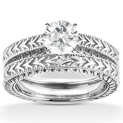 Antique Bridal Ring thumbnail 5