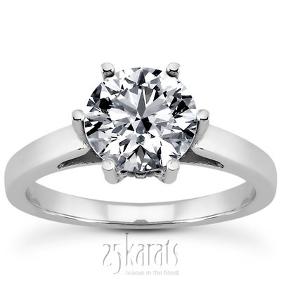 Prong Set Solitaire  Diamond Engagement Ring (0.04 ct. tw.) thumbnail 1