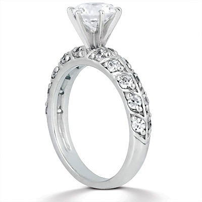 Bead Set Diamond Bridal Ring (0.20 ct. tw.) - view 2