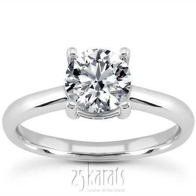  0.50 ct Prong Set Diamond Bridal Ring  (0.07 ct. t.w.)