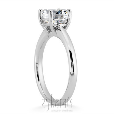 0.75 ct. Prong Set Solitaire Diamond Bridal Ring (0.08 ct. tw.) thumbnail 3