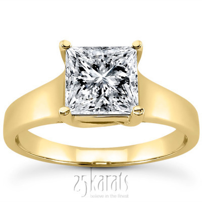 Trellis Solitaire Engagement Ring  thumbnail 2