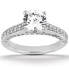 Round Cut Prong Set Diamond Bridal Ring (0.64 ct.tw.)