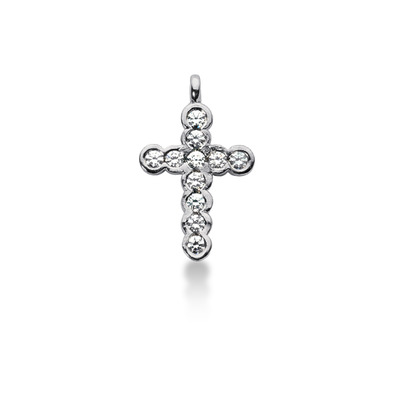 0.55ct Diamond Religious Pendant - view 1