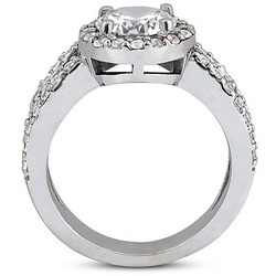 Prong Set Fancy Diamond Engagement Ring (0.69 ct.tw.) thumbnail 2